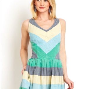 Modcloth striped summer dress